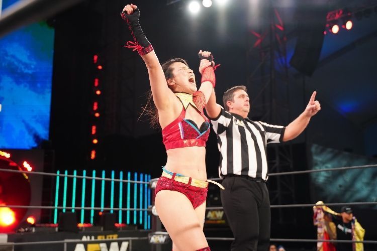 Hikaru Shida is a champion following AEW Double or Nothing.