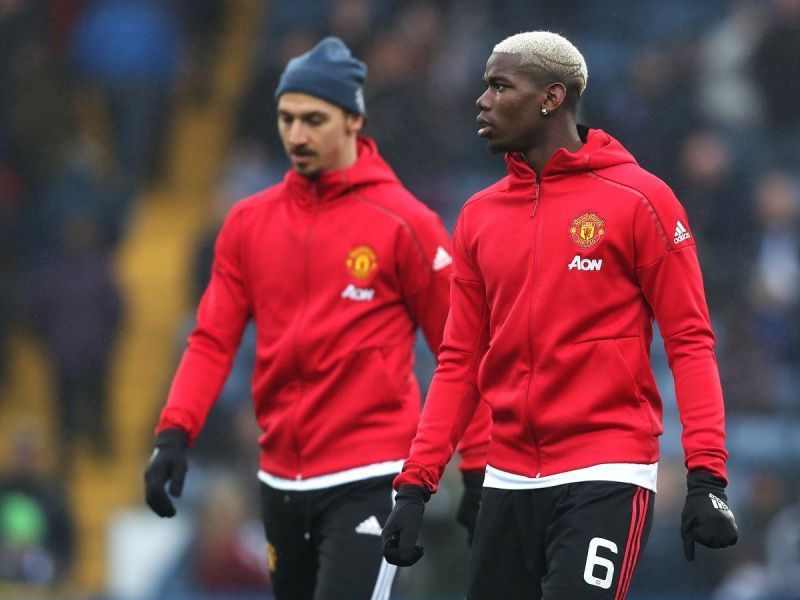 Zlatan Ibrahimovic and Paul Pogba