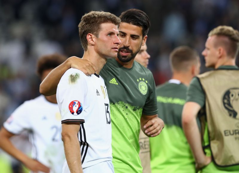 Müller and Can are teammates for Germany and know each other quite well