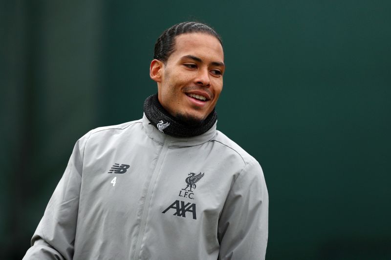 Van Dijk is a gargantuan presence at the back.