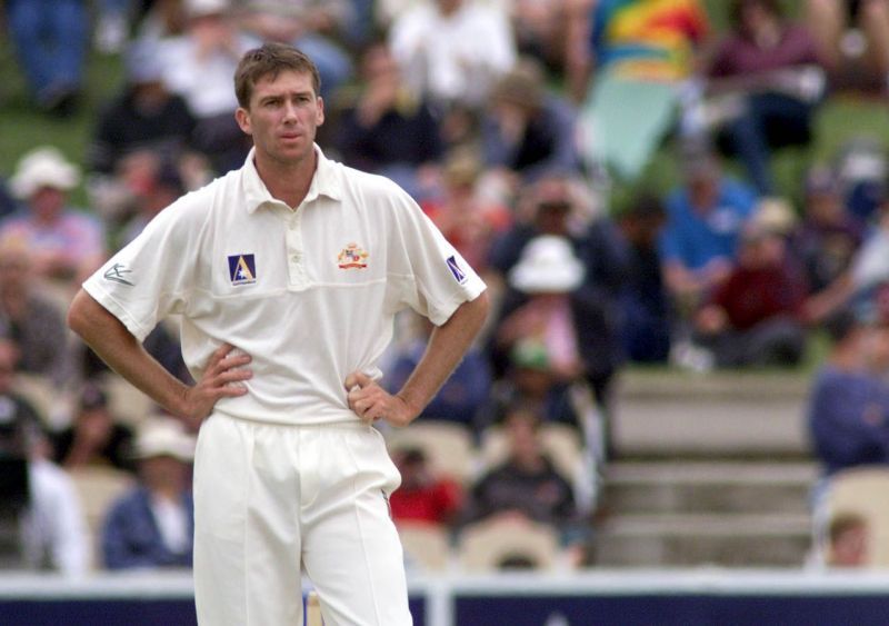 Glenn McGrath was Australia&#039;s strike bowler in the 1990s and early 2000s