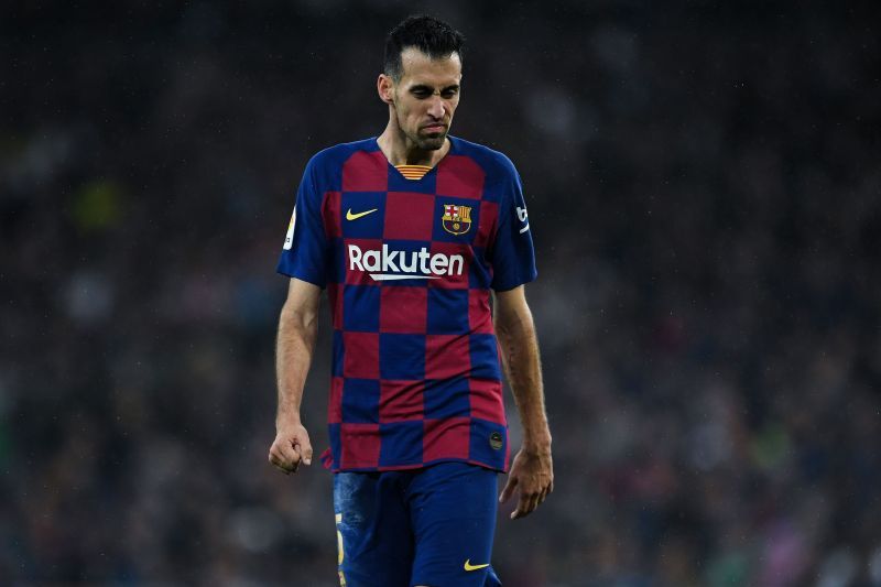 Sergio Busquets will play no part against Celta Vigo