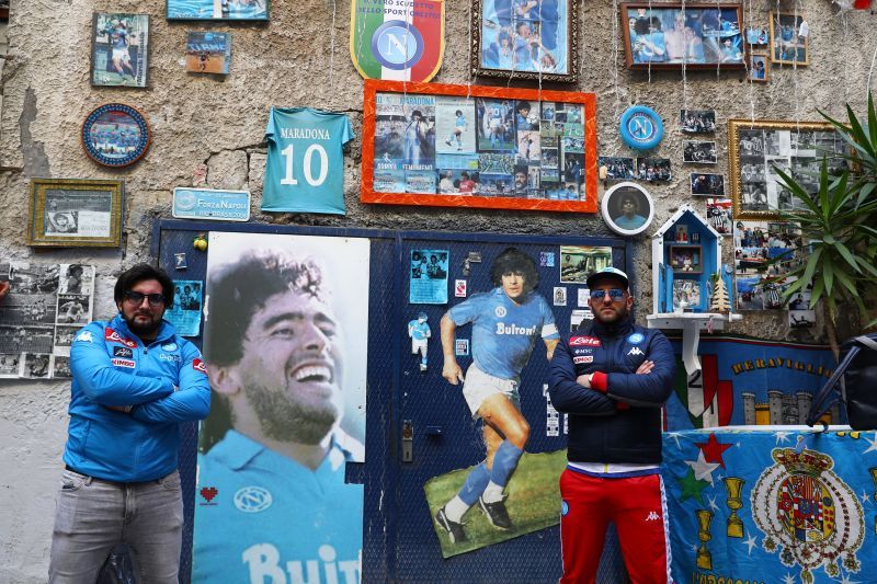 Diego Maradona became a living legend during his time at SSC Napoli from 1984-1991. He is idol-worshipped even today in the city.