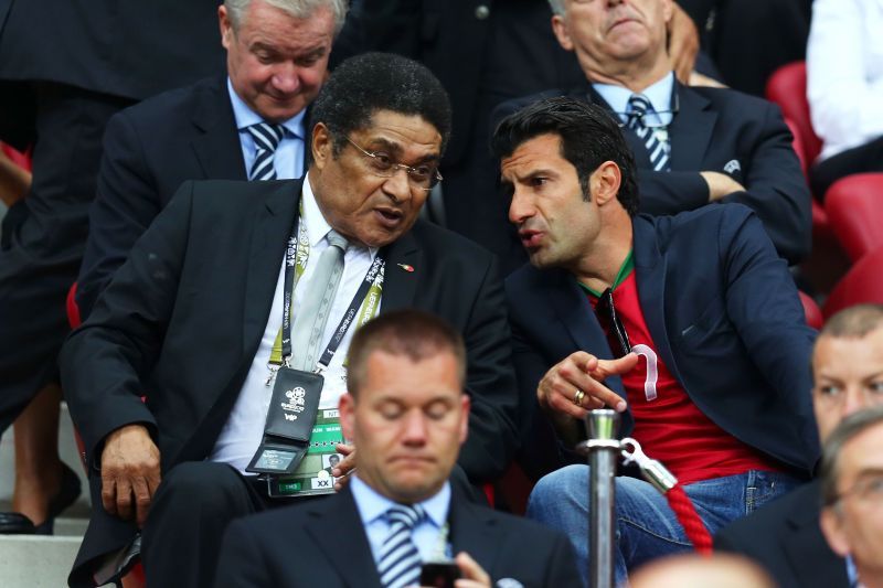 Eusébio and Luis Figo are two all-time greats of the Portuguese game