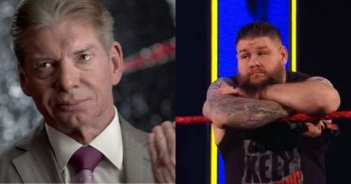 Vince McMahon and Kevin Owens.