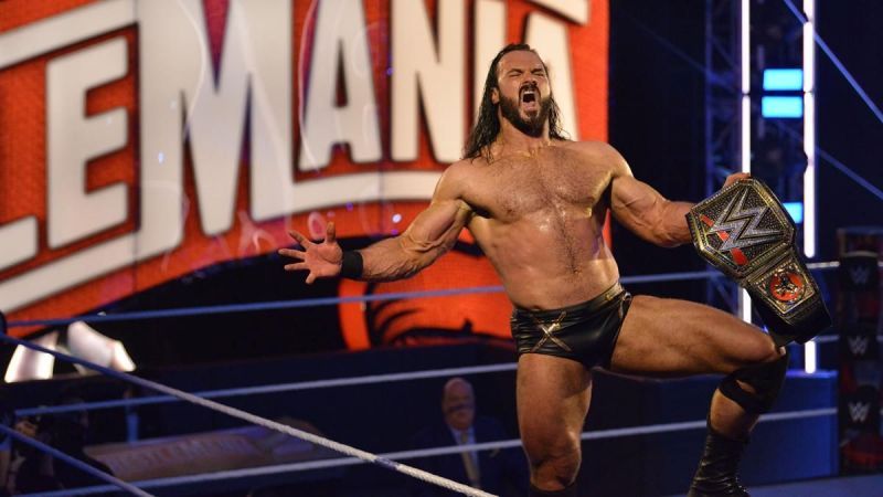 Drew McIntyre at WrestleMania 36