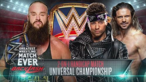 What does WWE have planned for The Universal Title match at Backlash?