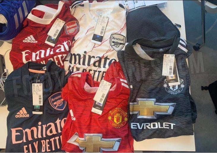 Several EPL club kits have been leaked before their official release.