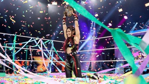 It was a well overdue moment on Sunday night with Io Shirai's title win.