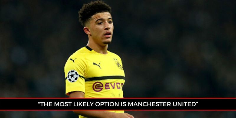 Jadon Sancho is being targeted by EPL giants Manchester United and Liverpool