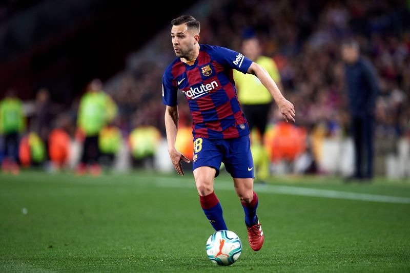 Jordi Alba will face a stern test on the left flank