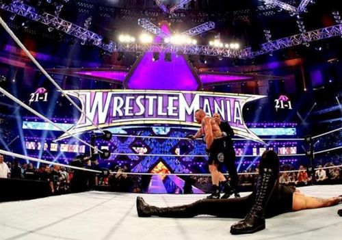 Brock Lesnar broke The Undertaker's streak at WrestleMania 30