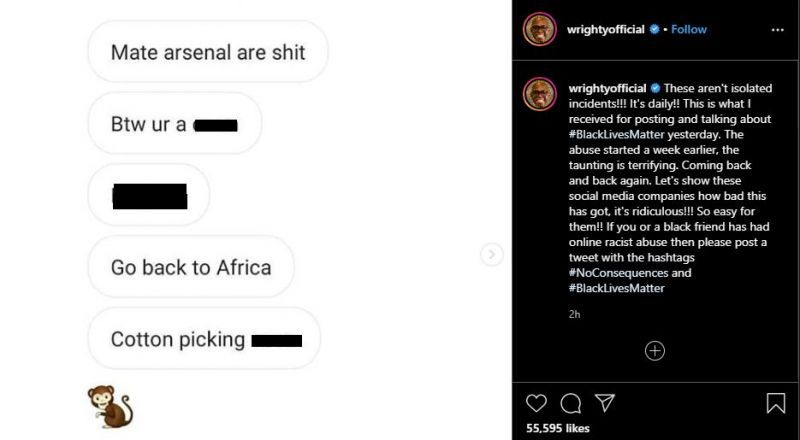 Ian Wright&#039;s Instagram post