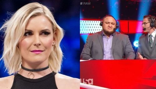 Renee Young and Samoa Joe