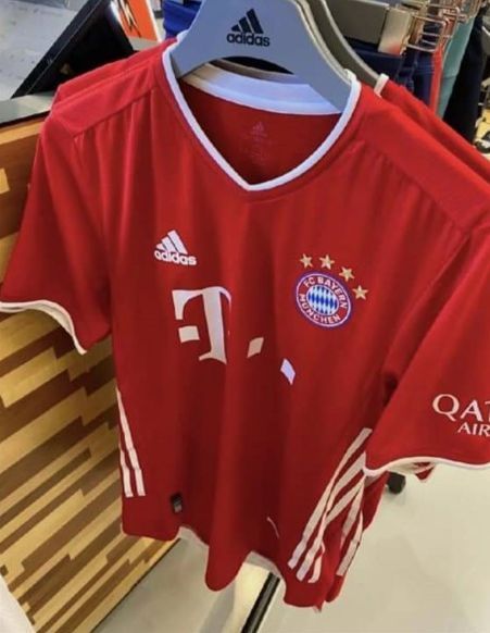 The new Bayern Munich was already be spotted at stores in Germany.