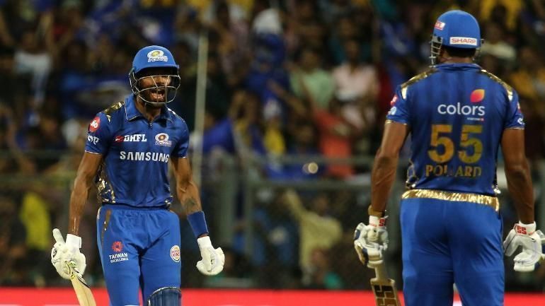 Kieron Pollard and Hardik Pandya launched a breathtaking assault on DC in IPL 2017