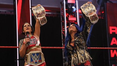 Sasha Banks and Bayley are the Women's Tag Team Champions