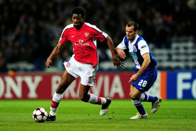 Abou Diaby was tipped to replace Patrick Vieira at Arsenal.