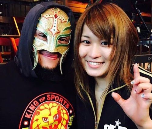 Rey Mysterio and Io Shirai