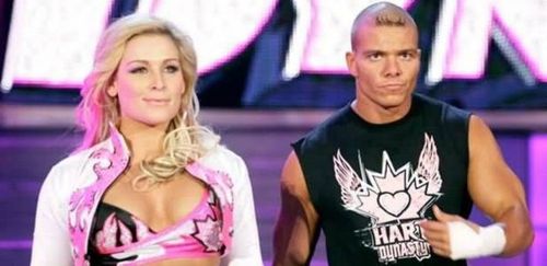 Natalya managed the team of Tyson Kidd and Cesaro