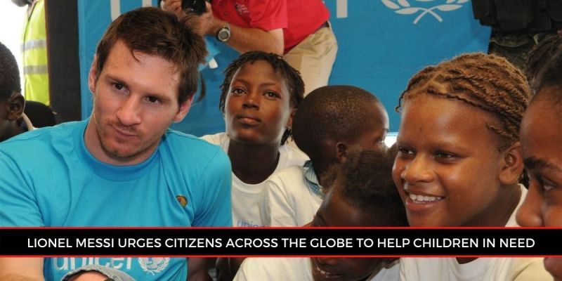 Lionel Messi never fails to stand up for a noble cause