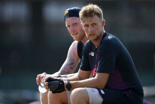 Ben Stokes (left) Joe Root