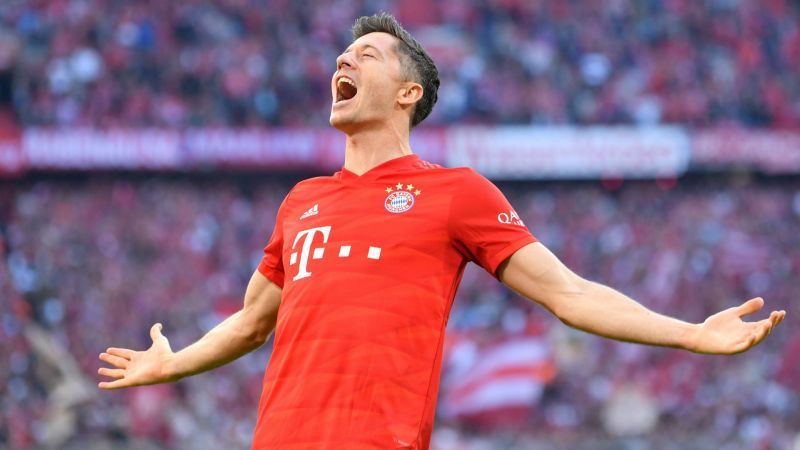 Bayern Munich's Robert Lewandowski has 31 goals to his credit this season