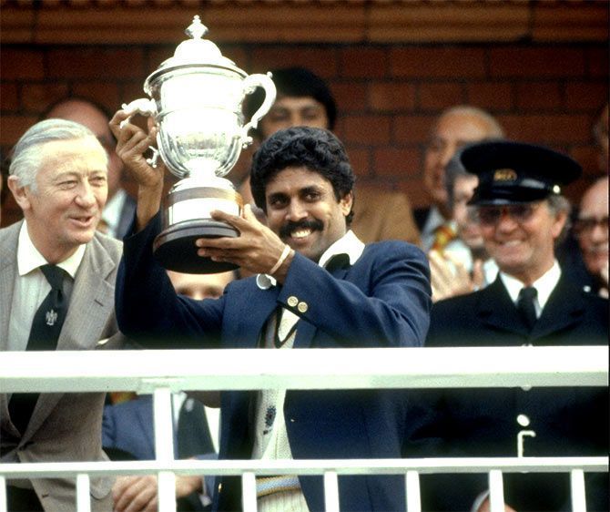Captain Kapil Dev took a 5-for in the 1983 WC