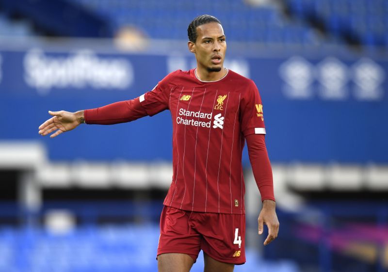 Virgil van Dijk did well to neutralise Everton's attacks