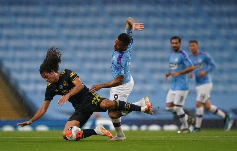 Matteo Guendouzi tried his best but was unable to stop Manchester City's dynamic midfield