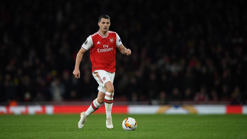 Granit Xhaka has endured an eventful season for Arsenal