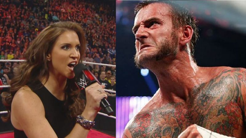 Stephanie McMahon and CM Punk