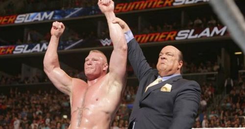 Brock Lesnar and Paul Heyman.