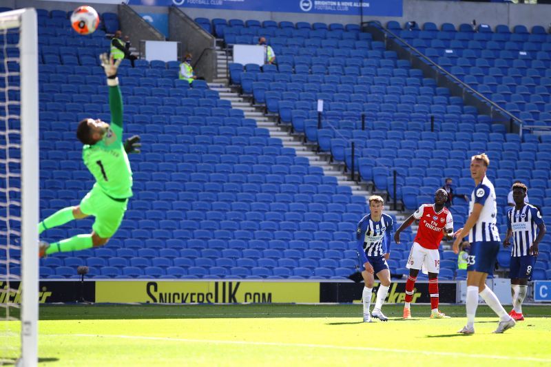 Nicolas Pepe's curler gave Arsenal the lead