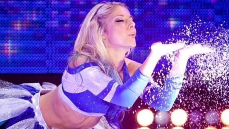 Alexa Bliss originally wrestled as a cheerleader