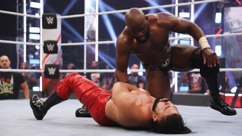 Apollo Crews triumphant against Andrade