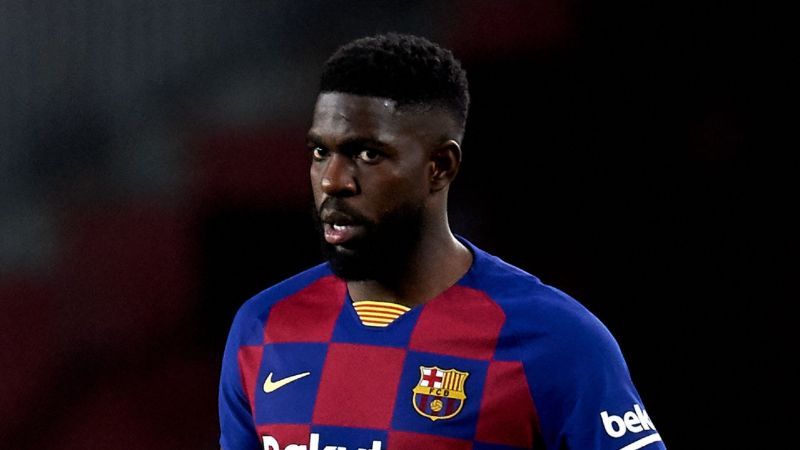 Samuel Umtiti has fallen behind Araujo de Silva and Clement Lenglet in defence.