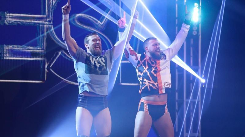 Daniel Bryan and Drew Gulak at WrestleMania 36