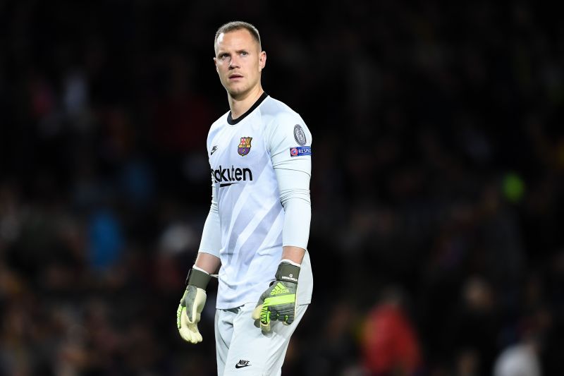 Ter Stegen pulled off a couple of amazing saves for Barcelona in the second half