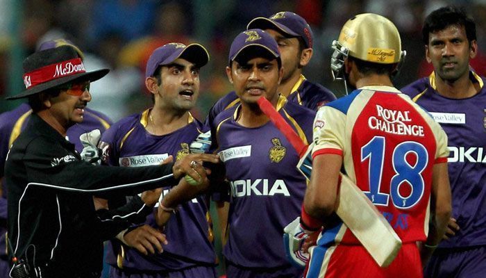 Gautam Gambhir and Virat Kohli have had a few heated exchanges on the field