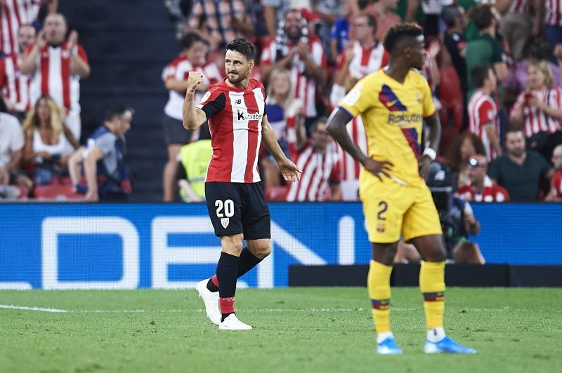 Aduriz gave Athletic an 89th-minute winner against Barcelona on opening day