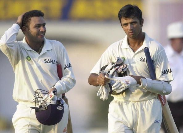 Rahul Dravid and Virender Sehwag had several telling partnerships for India