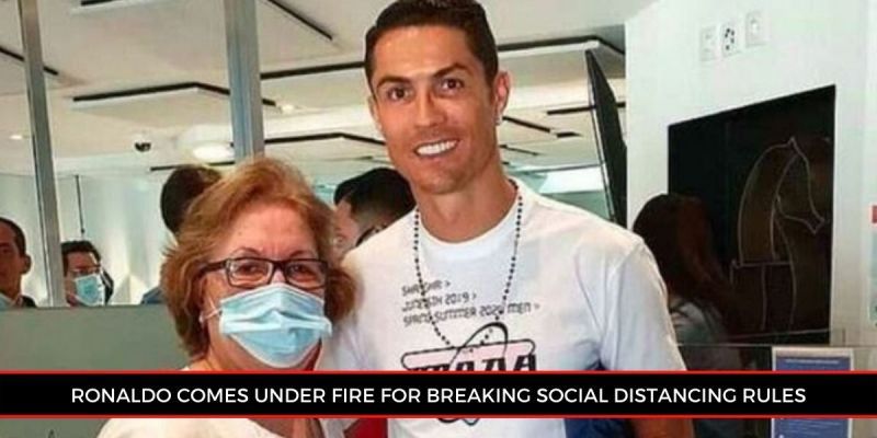 Cristiano Ronaldo finds himself in hot soup after a selfie at a restaurant