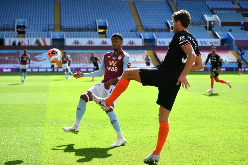 Ezri Konsa did not have the best of second halves for Aston Villa