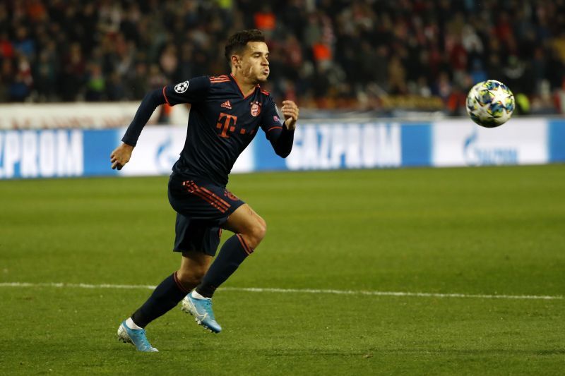 Barcelona midfielder Philippe Coutinho is on loan at Bayern Munich