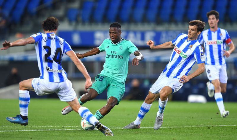 Vinicius Jr. was unplayable in the attacking half of the pitch