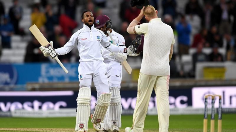 Shai Hope hit twin centuries in the Headingley Test.