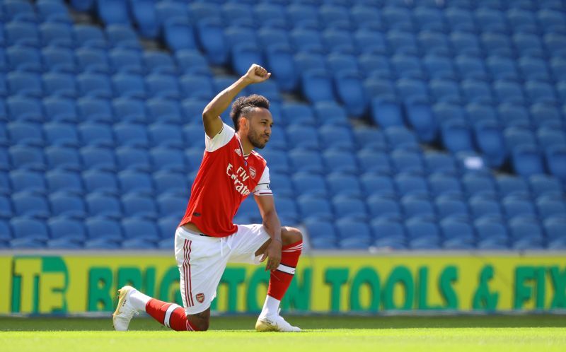 Premier League players are taking the knee before kick-offs to showcase their solidarity against racism