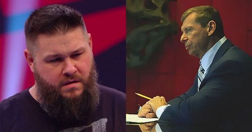 Kevin Owens and Vince McMahon.