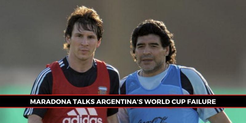 Lionel Messi played under Diego Maradona in the 2010 World Cup